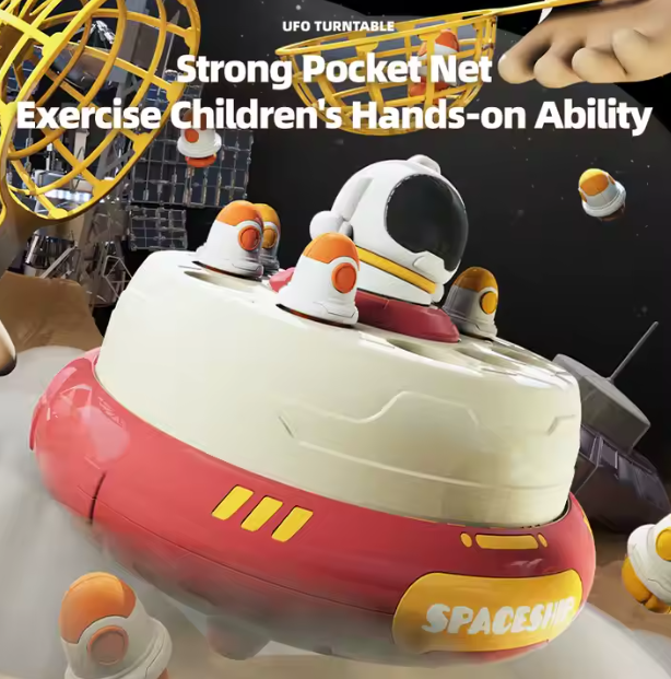 Flying Disc Launcher Toy for Kids