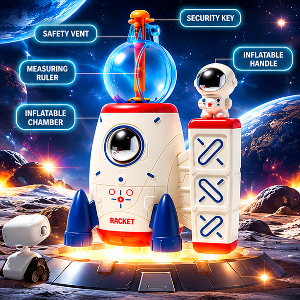 DIY Balloon Space Rocket Kit – 100+ Accessories