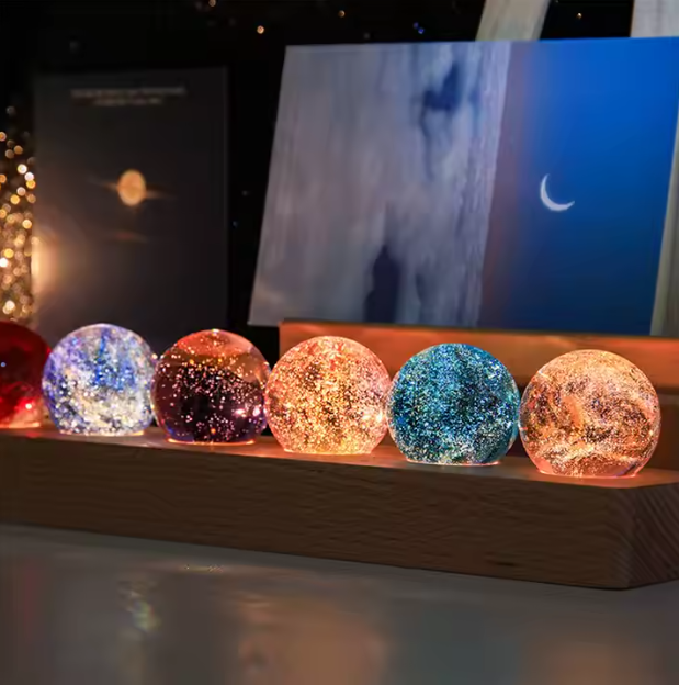Radiant Crystal Sphere Set