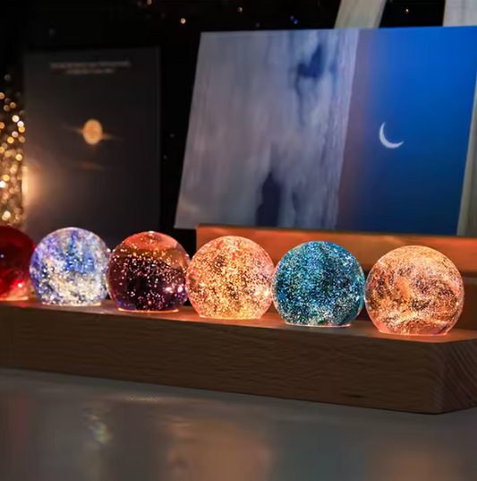 Radiant Crystal Sphere Set