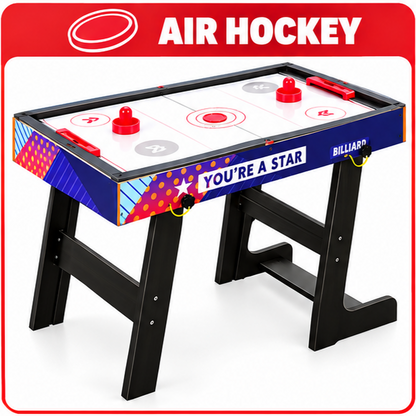 4-in-1 Multi-Game Table – Babyfoot, Billiard & More