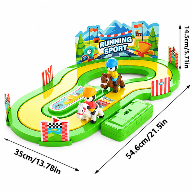 Motion-Sensing Horse Racing Track Set