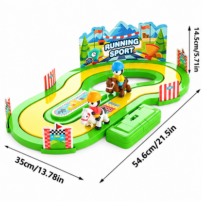 Motion-Sensing Horse Racing Track Set