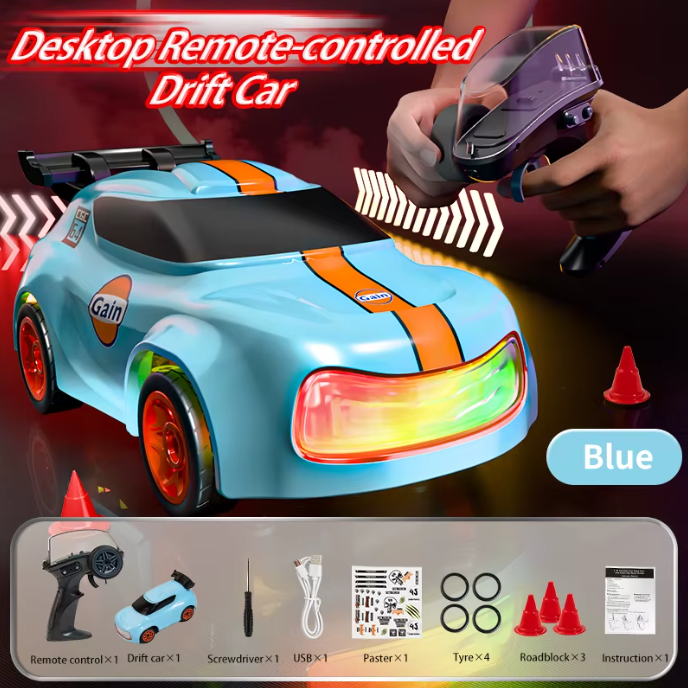 🚗 1:64 RC Mini Drift Car – High-Speed 4WD