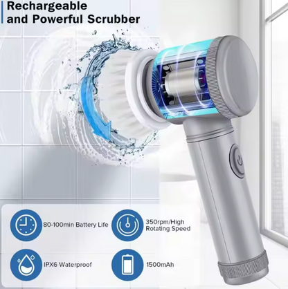 PowerScrub Electric Spin Brush Set