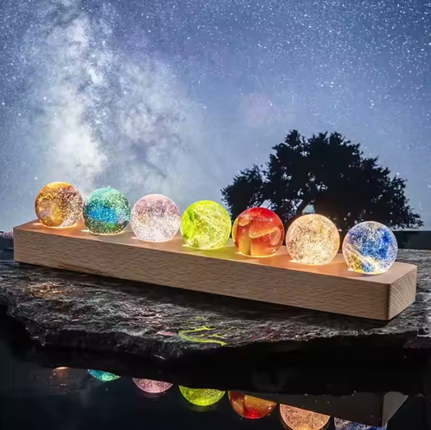 Radiant Crystal Sphere Set