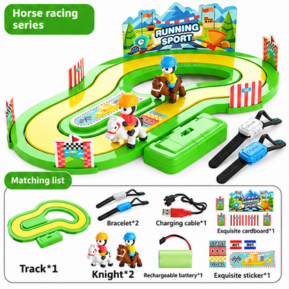 Motion-Sensing Horse Racing Track Set