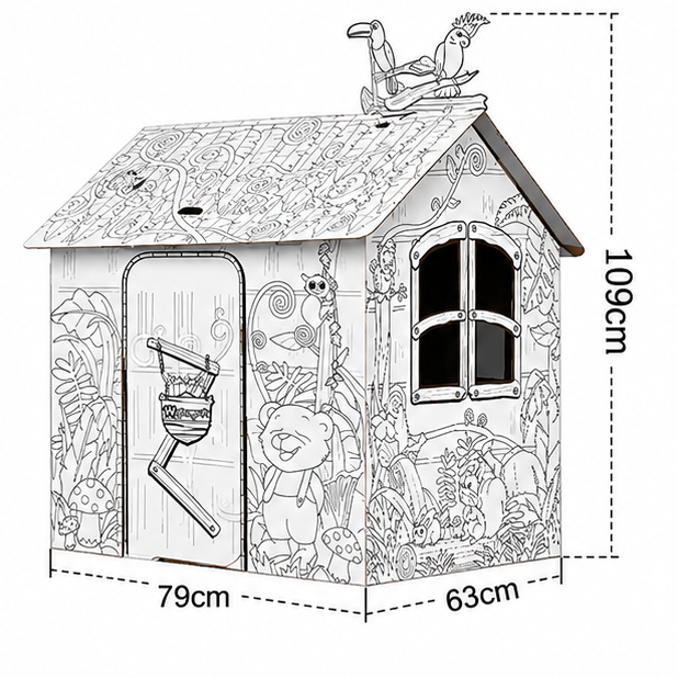 DIY Doodle House – Creative Kids Playhouse