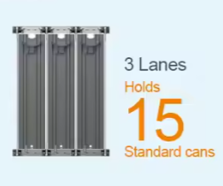 TripleFlow Bottle Dispenser – 3‑Lane Kitchen Organizer