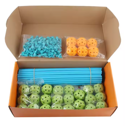 🏰 Fort Building Kit for Kids – 128-Piece STEM Construction Set