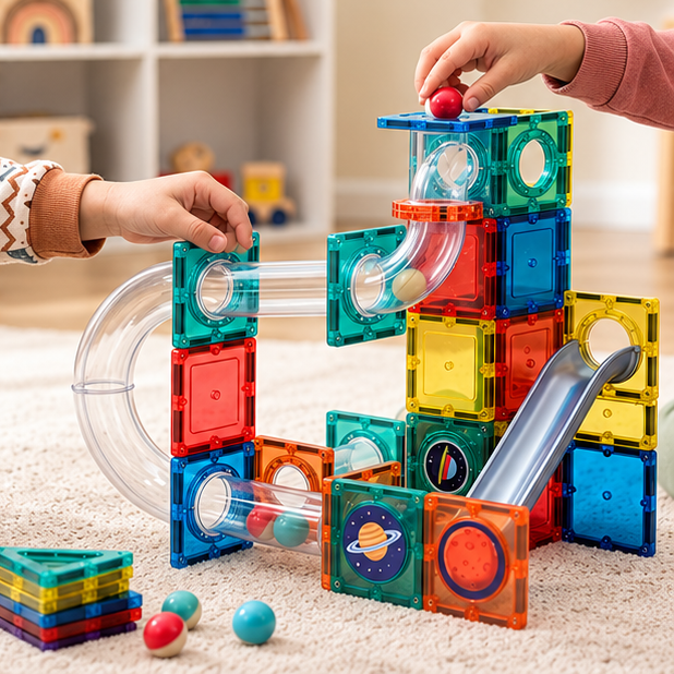 Space Magnetic Building Set – 68 Pieces