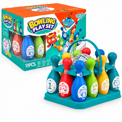 Mini Bowling Play Set – 11 Pieces