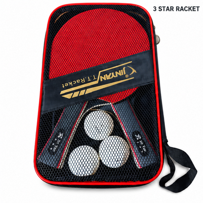 Table Tennis Racket & Net Set – 3-Star & 6-Star