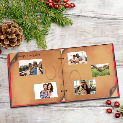 “Our Adventure” DIY Scrapbook Album – Retro Edition