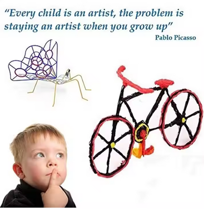 🖍️ Kids 3D Pen with LCD Screen – Creative Drawing Pen for Children