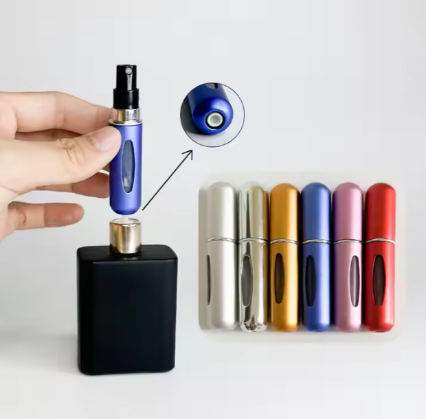 PureAllure Aluminum Perfume Bottle