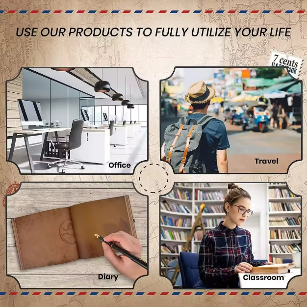 “Our Adventure” DIY Scrapbook Album – Retro Edition