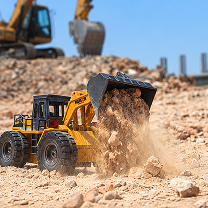 1:18 RC Front-End Loader – Huina 1532 Remote Control Construction Truck