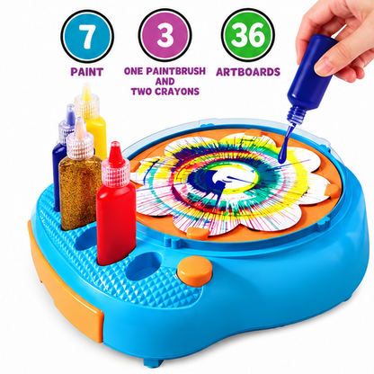 Spin Art Paint Machine – Creative Art Kit
