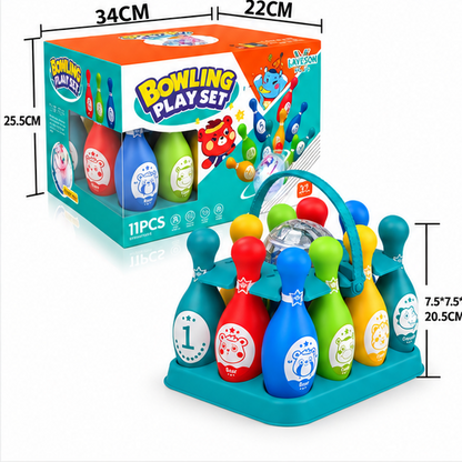 Mini Bowling Play Set – 11 Pieces