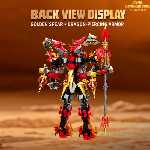 Legendary Mecha Building Block Sets – Nezha, Zhao Yun & Liu Bang