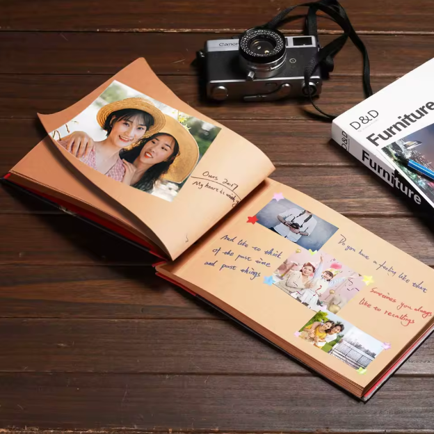 “Our Adventure” DIY Scrapbook Album – Retro Edition