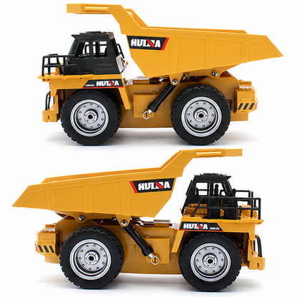 1:18 RC Dump Truck – Huina 1534 9-Channel Remote Control Construction Truck