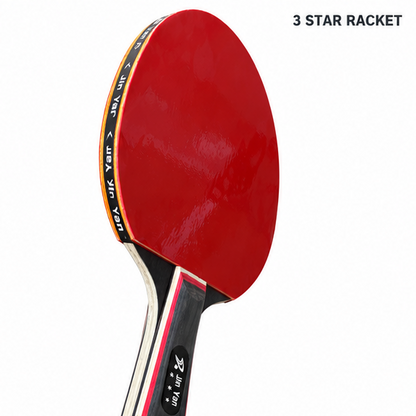Table Tennis Racket & Net Set – 3-Star & 6-Star