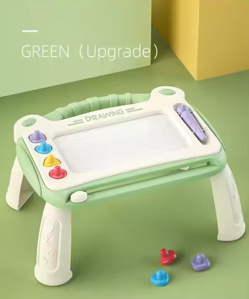 🖍️ Children's Reusable Magnetic Drawing Board – Portable Plastic Wordpad