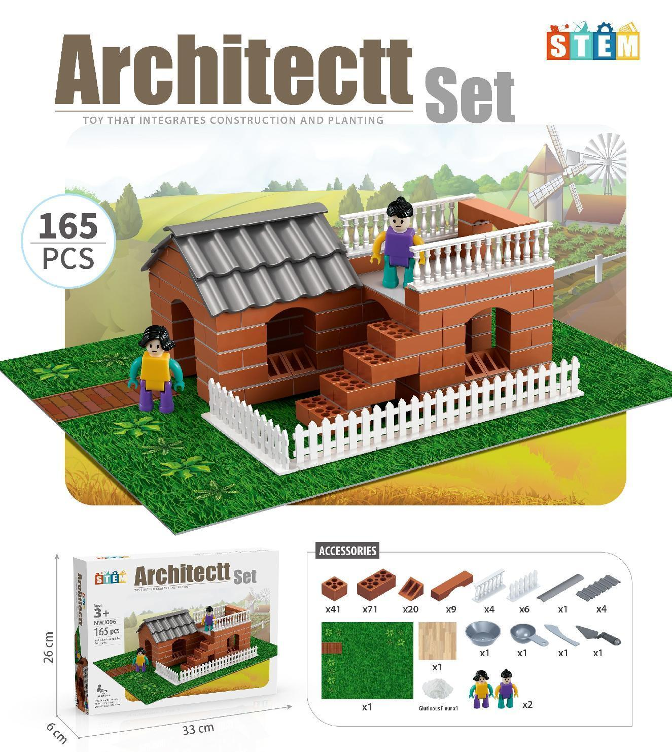 🌿 Garden Villa DIY Building Block Set – 165 & 440 Pieces Editions