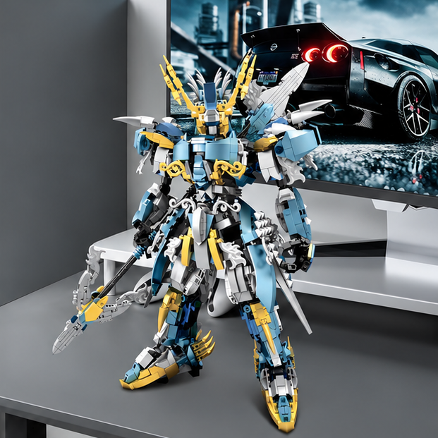 Legendary Mecha Building Block Sets – Nezha, Zhao Yun & Liu Bang