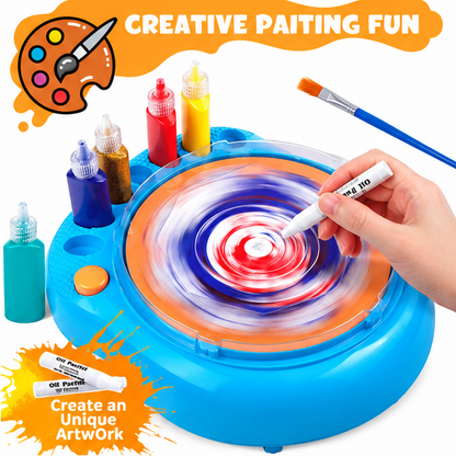 Spin Art Paint Machine – Creative Art Kit