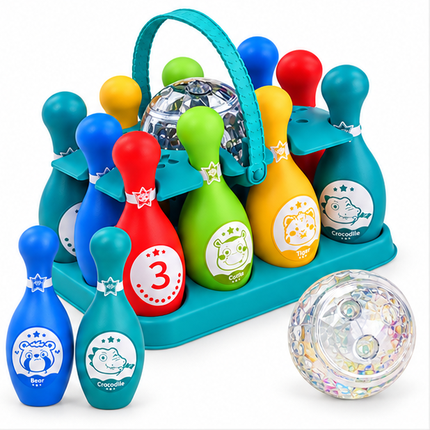 Mini Bowling Play Set – 11 Pieces