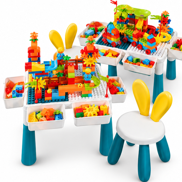 Building Block Table Set – 85 & 304 Pieces