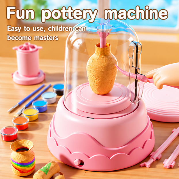 Mini Pottery Studio – DIY Clay Craft Set