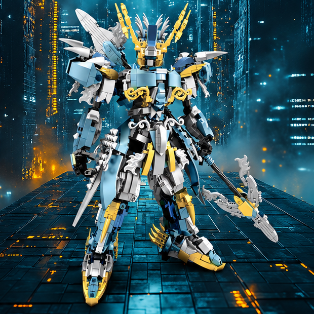Legendary Mecha Building Block Sets – Nezha, Zhao Yun & Liu Bang
