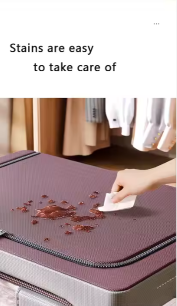 StackEase Fabric Drawer Box – 66L & 7-Grid Organizer