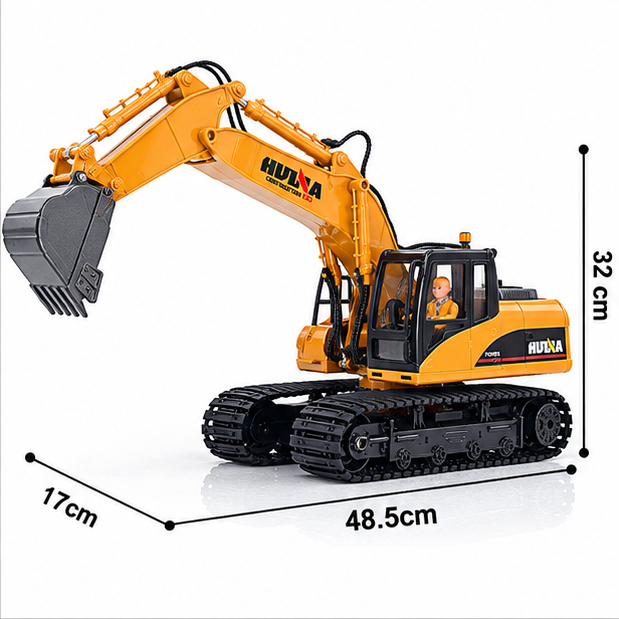 1:14 RC Excavator – Huina 15CH Remote Control Construction Digger