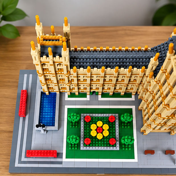 World Landmarks Mini Building Blocks – Great Pyramid, Big Ben & Leaning Tower of Pisa