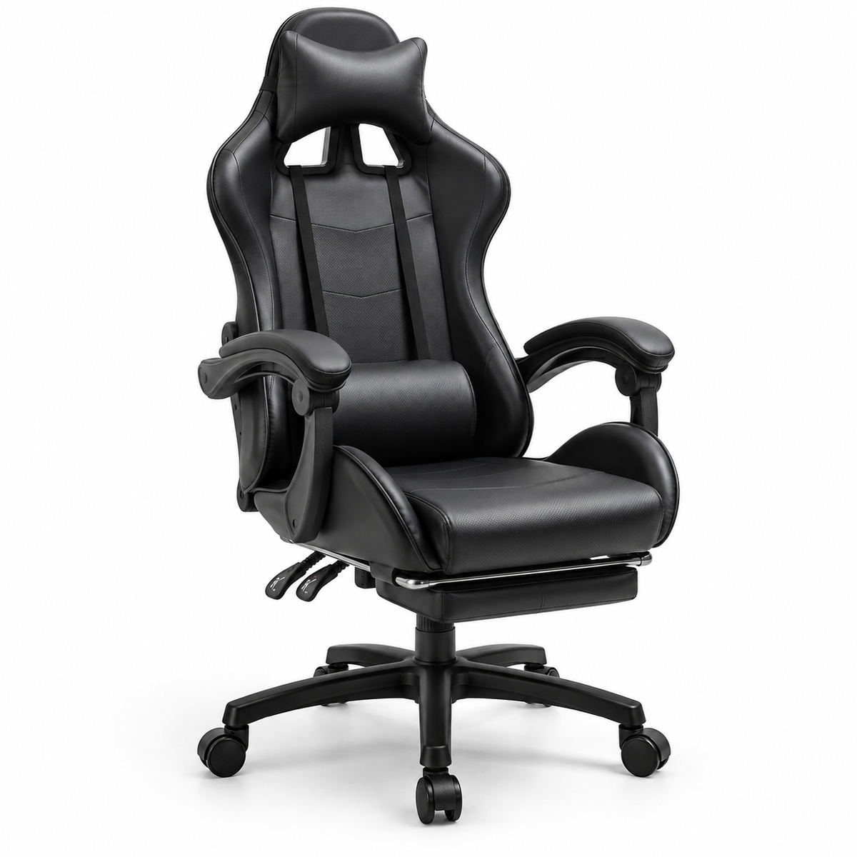 Gaming Chair with Headrest & Lumbar Support