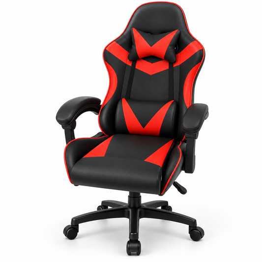 Gaming Chair with Headrest & Lumbar Support