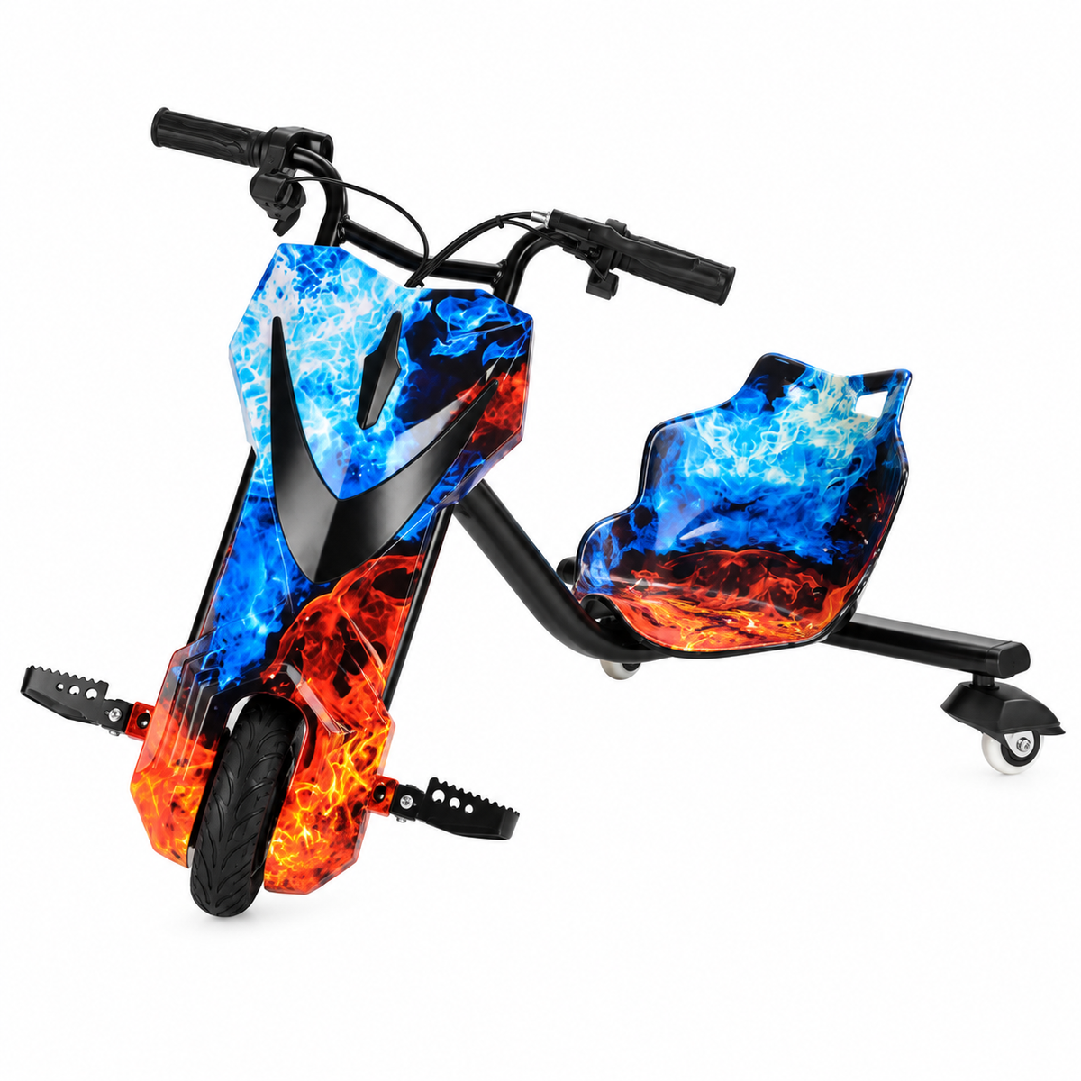 Electric Drift Trike Scooter – Adjustable 3-Wheel Ride with Bluetooth & LED Lights