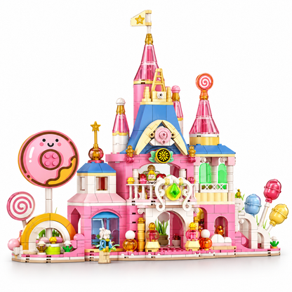 Fairy-Tale Building Block Sets – Princess Castle & Enchanted Flower Garden