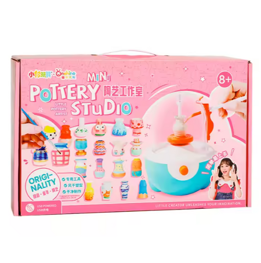 🎨 Mini Pottery Studio All-in-One Kids Ceramic Craft Set