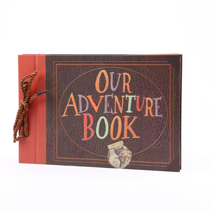 “Our Adventure” DIY Scrapbook Album – Retro Edition