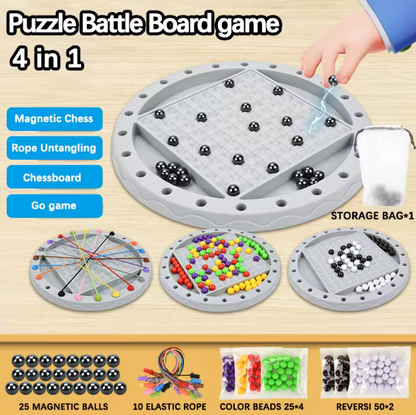 🧠 BrainTwist 4-in-1 Magnetic Challenge Set