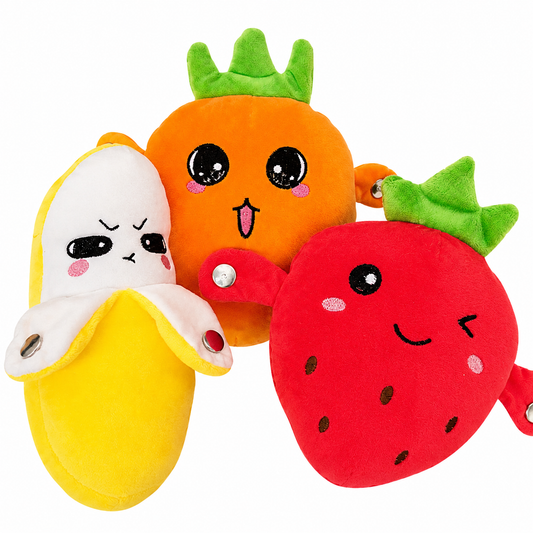 HappyTunes™ Interactive Musical Plush Toy | Touch Piano Fruit Friend