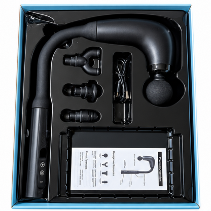 Professional Fascia Massage Gun – 4 Heads