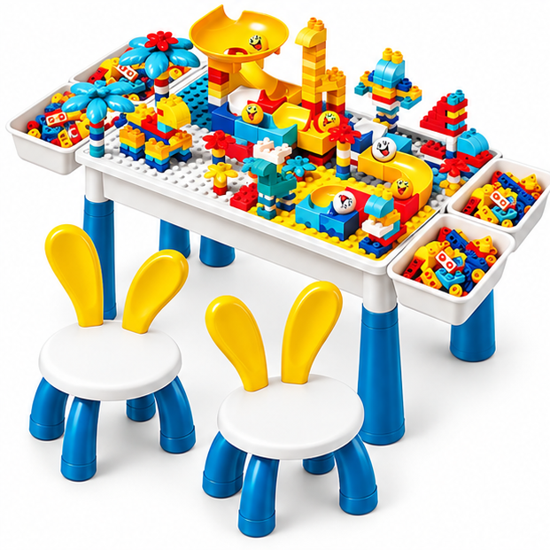 Building Block Table Set – 85 & 304 Pieces