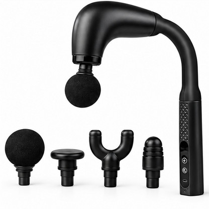 Professional Fascia Massage Gun – 4 Heads